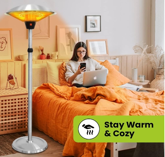 Oscillating space heater
